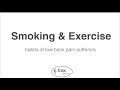 Smoking & Exercise in Low Back Pain Patients - Cox & Trier - JMPT 1987