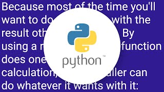 What does return True/False actually do? (Python)