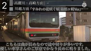 【2番線3コーラス】【密着収録】箱根ヶ崎駅発車メロディー「牧場の朝 箱根ヶ崎Ver」「すみれの花咲く頃 箱根ヶ崎Ver」