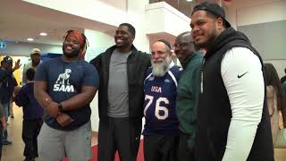 30 NFL Football Players Share the Field with Shalva's Children with Disabilities