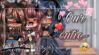 Our cutie ~ || gacha | glmm | poly | girl love | mini movie | lesbian ||🍪