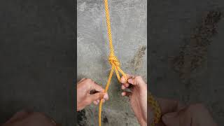 The common hanging knot is very useful.#shorts #knots