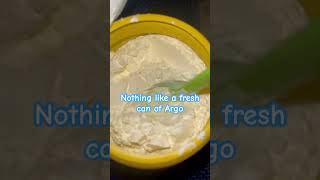 Argo cornstarch sounds #eatingcornstarch #cornstarchcrunchies #cornstarcheating