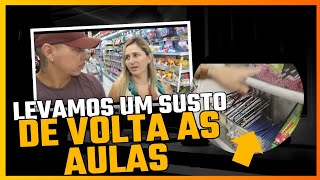 OLHA QUANTO GASTAMOS NAS COMPRAS DE VOLTA AS AULAS NO MINI PREÇO 😱