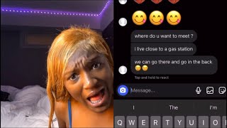 Catfishing my little sister sadeeya AGAIN! WE MET AT THE GAS STATION *THE WORST ONE!!* 😱‼️