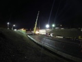 SH2/SH58 Haywards Interchange: Bridge beam placement