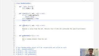 Leetcode - Insert Delete GetRandom O(1) (Python)