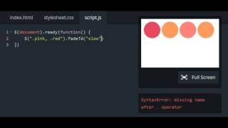 Codecademy: jQuery - Flexible Selections Walkthrough