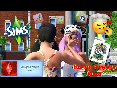 How do you unlock karma powers in Sims 3?