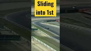 Sliding into 1st #shorts #f1 #youtubeshorts #formula1 #trending #short #viral #fyp #racing #sports