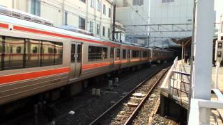 飯田線　313-3000+213-5000 回送 豊橋駅発車