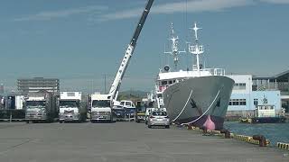 ５月１１日　第１３８欣栄丸(Kinei Maru)は水揚げ準備