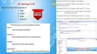 Lesson - 14 : JSP - JSP Bean scopes