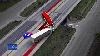 Reconstruction of Yesterday's Crash on I-41/94 in Racine County