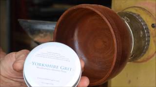 Woodturning With The Naked Turner Sapele Bowl And Yorkshie Grit