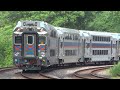 brand new marc bombardier bi level cabcars heading to brunswick