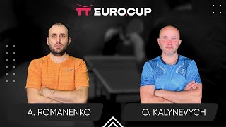 20:15 Andrii Romanenko - Oleksandr Kalynevych 03.01.2025 TT Euro.Cup Ukraine Professional. TABLE 3