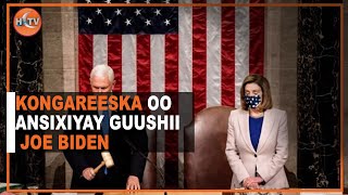 Kongareeska Maraykanka Oo Ansixiyay Guushii Joe Biden