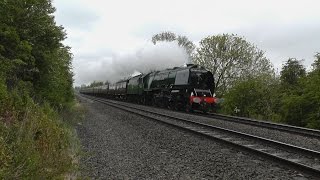 46233 'Duchess of Sutherland' hauling The Oxfordshire Express 23/05/2015