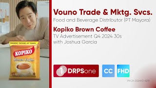 Kopiko Brown Coffee TV Ad Q4 2024 30s with Joshua Garcia (Philippines) [CC/HD]