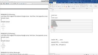 Printing a Rhombus using Java Part 1