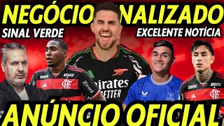 EXCELENTE NOTÍCIA! FLAMENGO TEM SINAL VERDE! JORGINHO! NEGÓCIO FINALIZADO! ANÚNCIO OFICIAL! ALCARAZ!