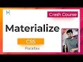 Parallax in material css