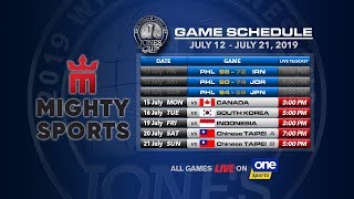 JULY 15: 41st William Jones Cup: Mighty Sports - Go for Gold Philippines vs Canada