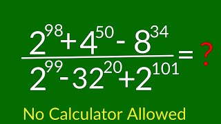 Olympiad math exponential problem | A Nice Algebra challenge | No calculator