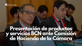 Presentación de la BCN Chile ante la Comisión de Hacienda de la Cámara de Diputadas y Diputados