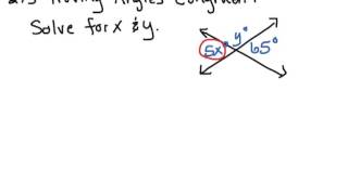 How to Math: 2.5 Proving Angles Congruent