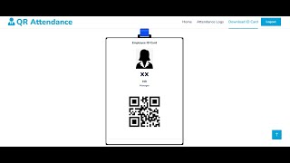 Employee Attendance System using QR Code | Java Final Year Project 2026