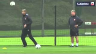 Arsene Wenger Juggling Skills