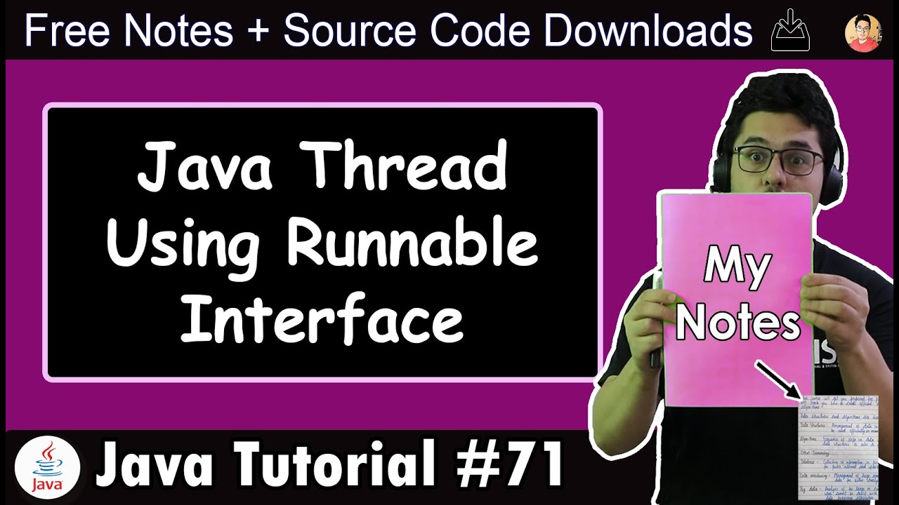 Creating A Java Thread Using Runnable Interface Youtube
