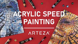 Acrylic Speed Painting | How to Paint With a Palette Knife (Tutorial)