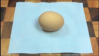 Are you still boiling your eggs? Just a piece of paper, cook 1 pot in 1 minute