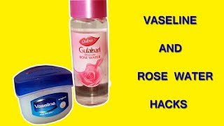 Vaseline \u0026 Rose Water For Glowing Skin Fair Tips - Hand Beauty Skin Care Vaseline Life Hacks