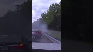 Police officer narrowly escapes wild crash in Virginia