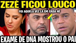 ZEZÉ DI CAMARGO DESCOBRIU DATA QUE DENILSON E GRACIELE FIZERAM CLARA APÓS DNA? A CASA CAIU