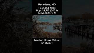Random US Towns: Pasadena, MD #shorts