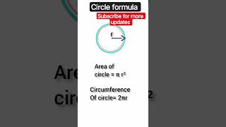 Circle circumstance and area #maths #geometry #mathematics #circumference #area #circle #questions