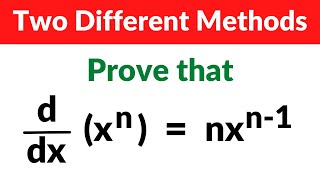 Derivative of x^n Proof | Differentiation of x^n = nx^(n-1) Proof