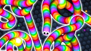 Slither.io WORLDS BIGGEST SNAKE! (The NEW AGARIO)