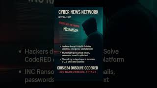 U.S. alert system breached. #cyberattack #ransomware #codered
