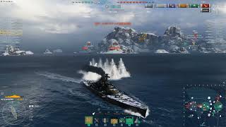 World of Warships   攻略#571  ドイツ巡洋艦    Admiral Schröder  8回目 分艦隊攻略