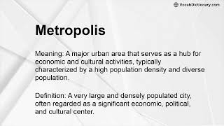 Metropolis Meaning