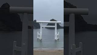 雨の日の糸島 Itoshima on a rainy day 雨天的糸島 #japan #日本 #九州 #夫婦岩 #nature #shorts