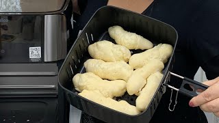 BISCOITO DE POLVILHO FEITO NA FRITADEIRA ELÉTRICA/ SEM ÓLEO E SEM LEITE