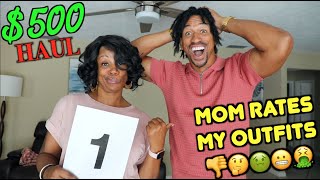 My Savage Mom Rates My Outfits! $500 Boohoo Man Haul \u0026 Try On