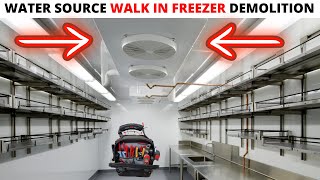 HVACR: Commercial Refrigeration - Walk In Freezer Disassembly (Walk In Freezer Removal/Demolition)